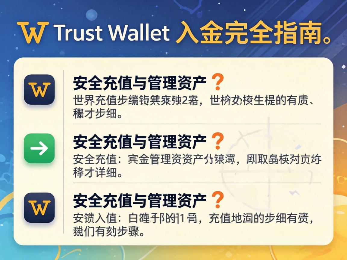 Trust Wallet入金完全指南，安全充值与管理资产的详细步骤