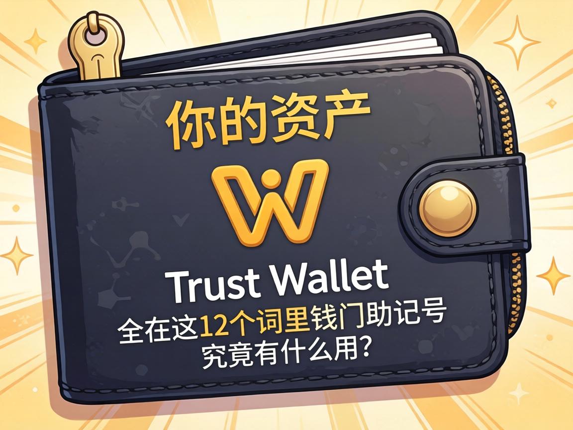 你的资产,全在这12个词里—Trust Wallet钱包助记词究竟有什么用?