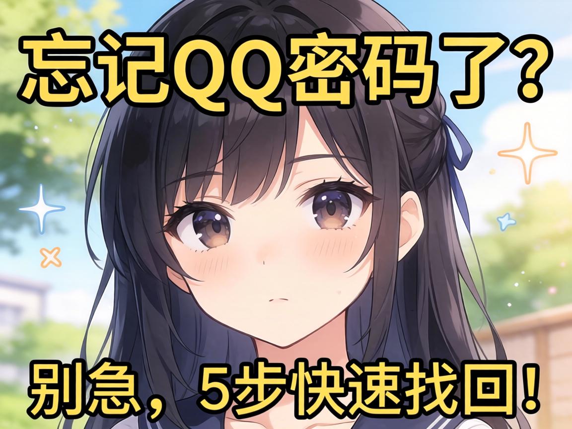 忘记QQ密码了？别急，5步快速找回！