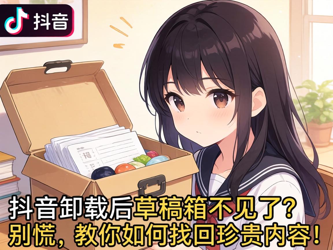 抖音卸载后草稿箱不见了？别慌，教你如何找回珍贵内容！