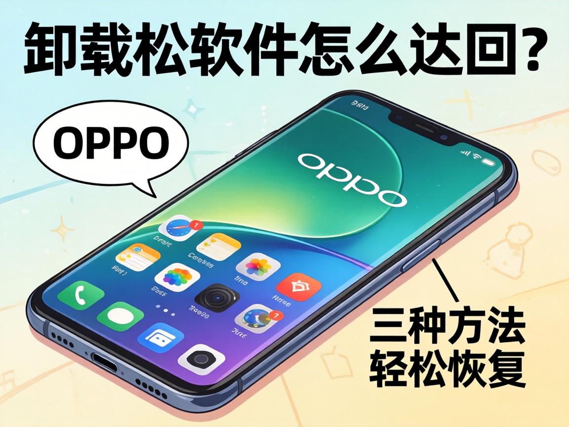 OPPO手机卸载的软件怎么找回？三种方法轻松恢复